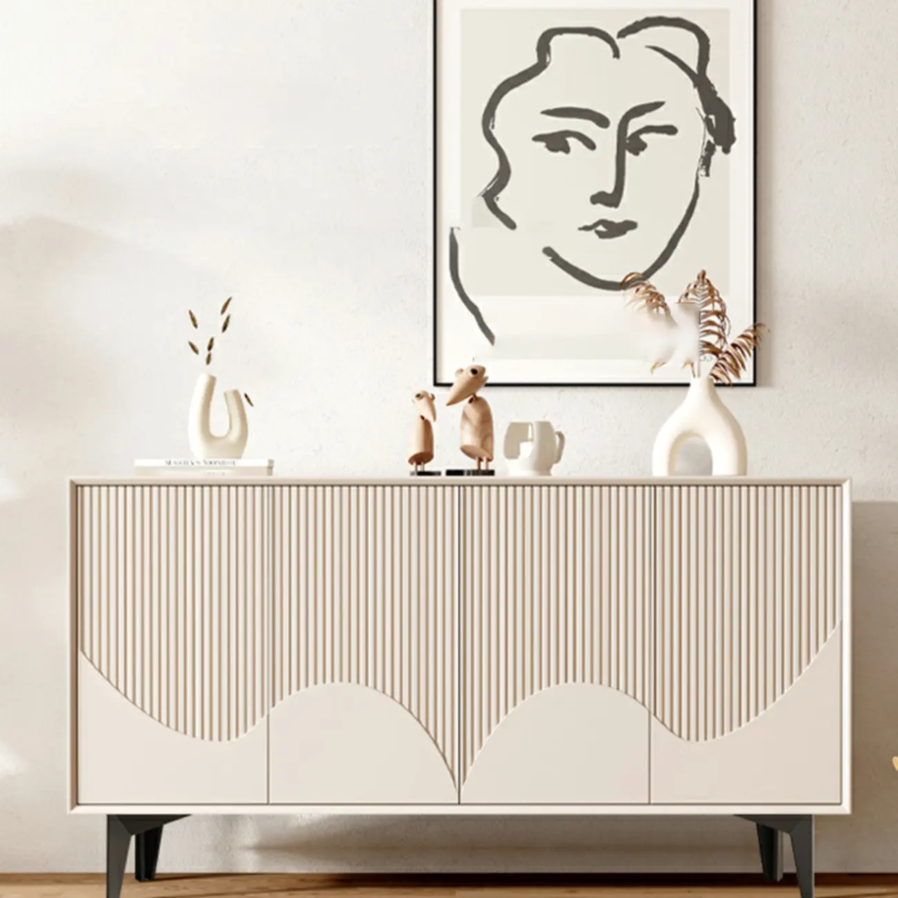 Hallway White Wood Shoe Cabinet with Slate Image - 6 | homeyfad