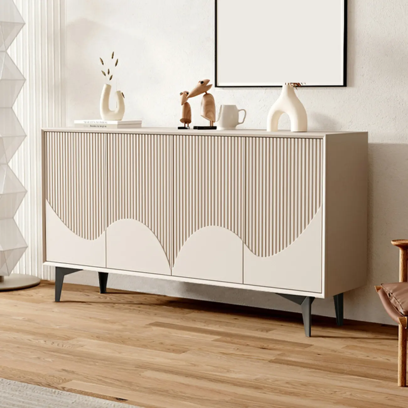 Hallway White Wood Shoe Cabinet with Slate Image - 7 | homeyfad