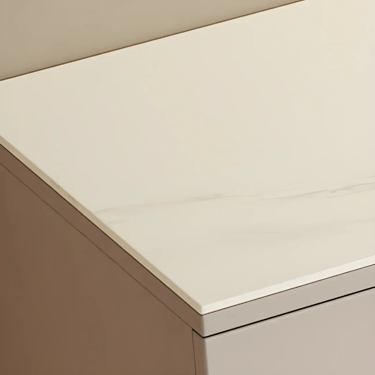 Hallway White Wood Shoe Cabinet with Slate Image - 9