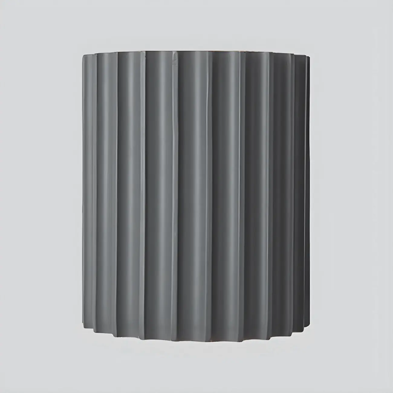 Modern Ribbed Half Cylinder Up Down Wall Sconce Image - 11 | homeyfad