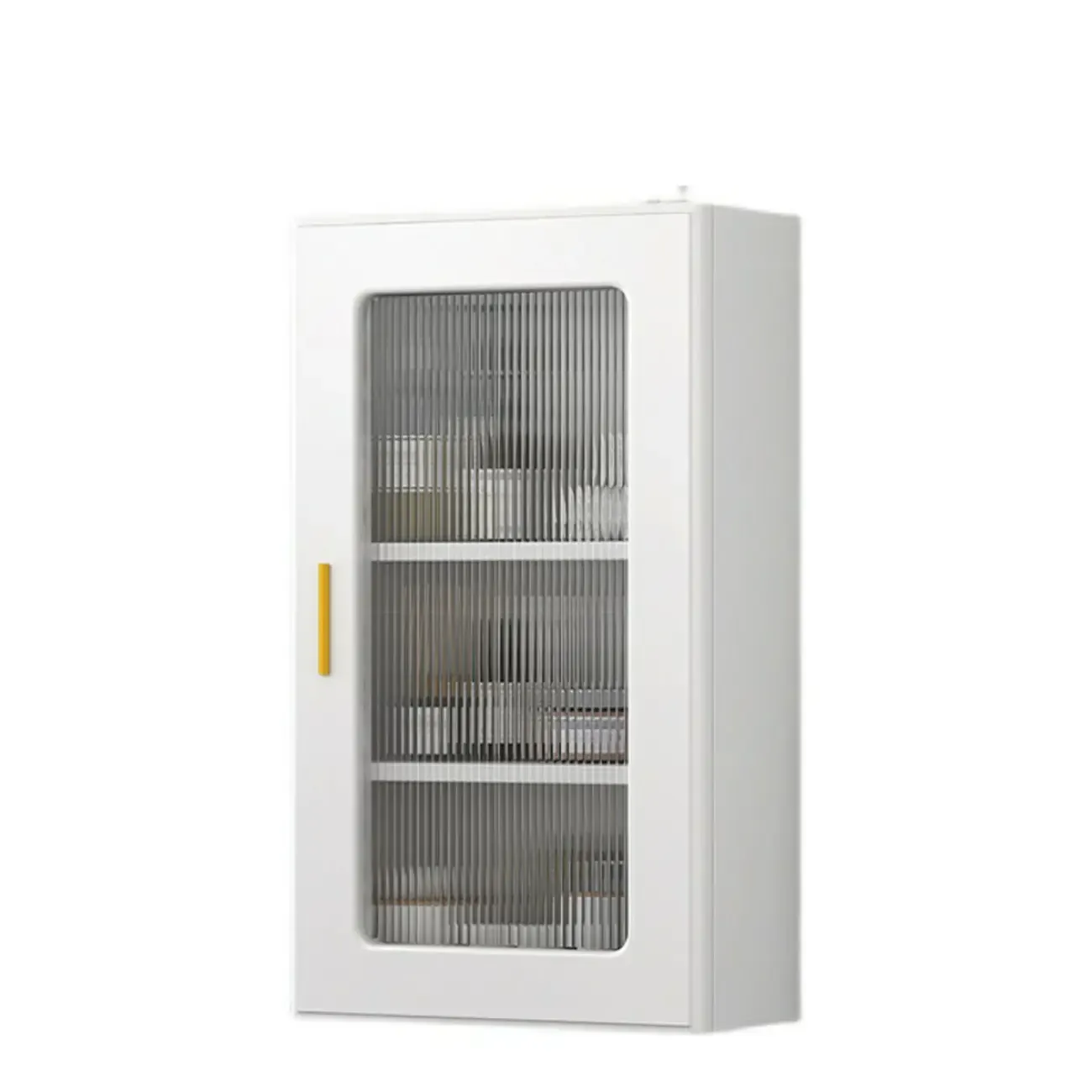 Modern Simple Floating Glass Door Wood China Cabinet | HomeyFad