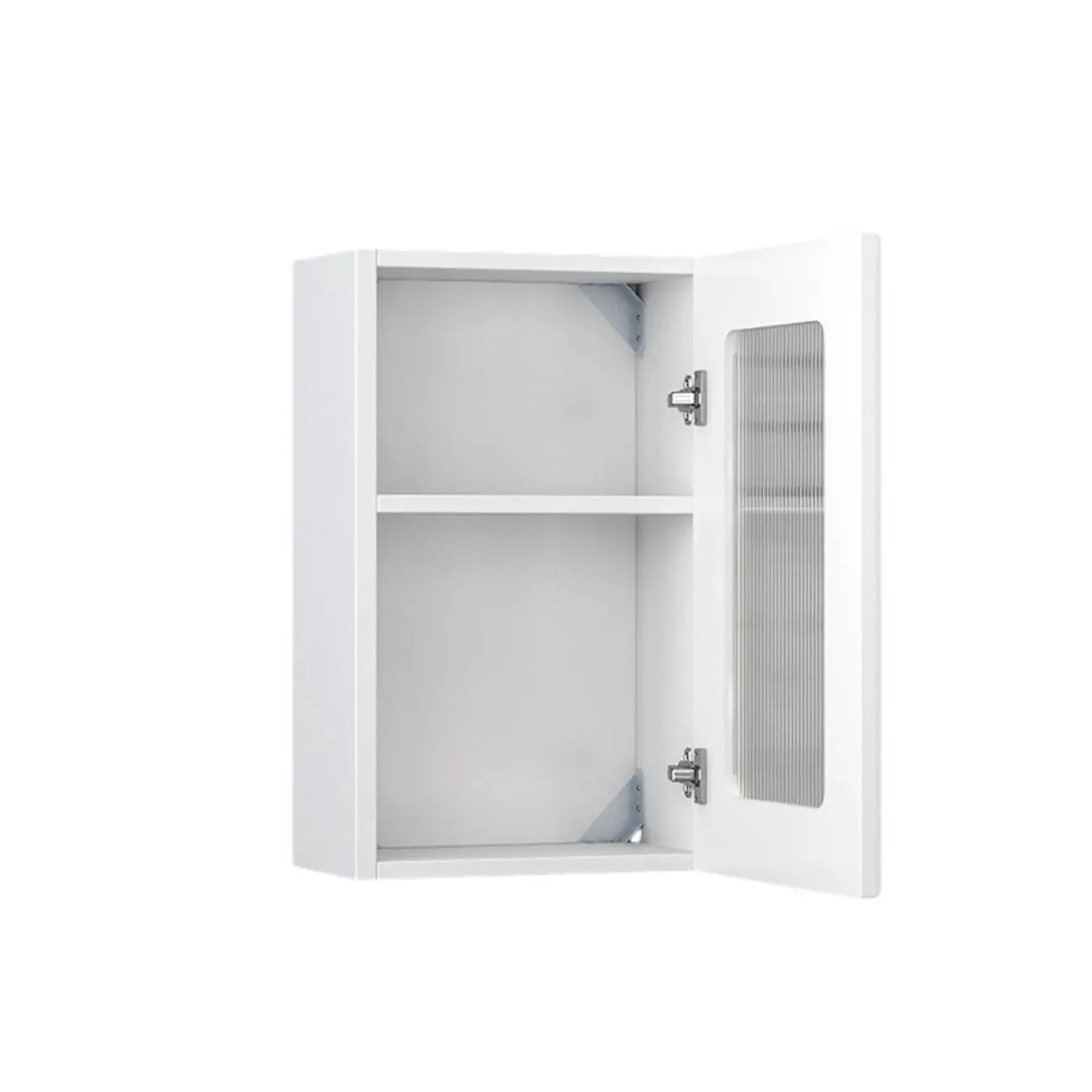 Modern Simple Floating Glass Door Wood China Cabinet Image - 10 | homeyfad