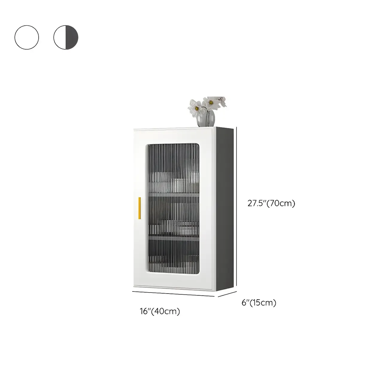 Modern Simple Floating Glass Door Wood China Cabinet Image - 25