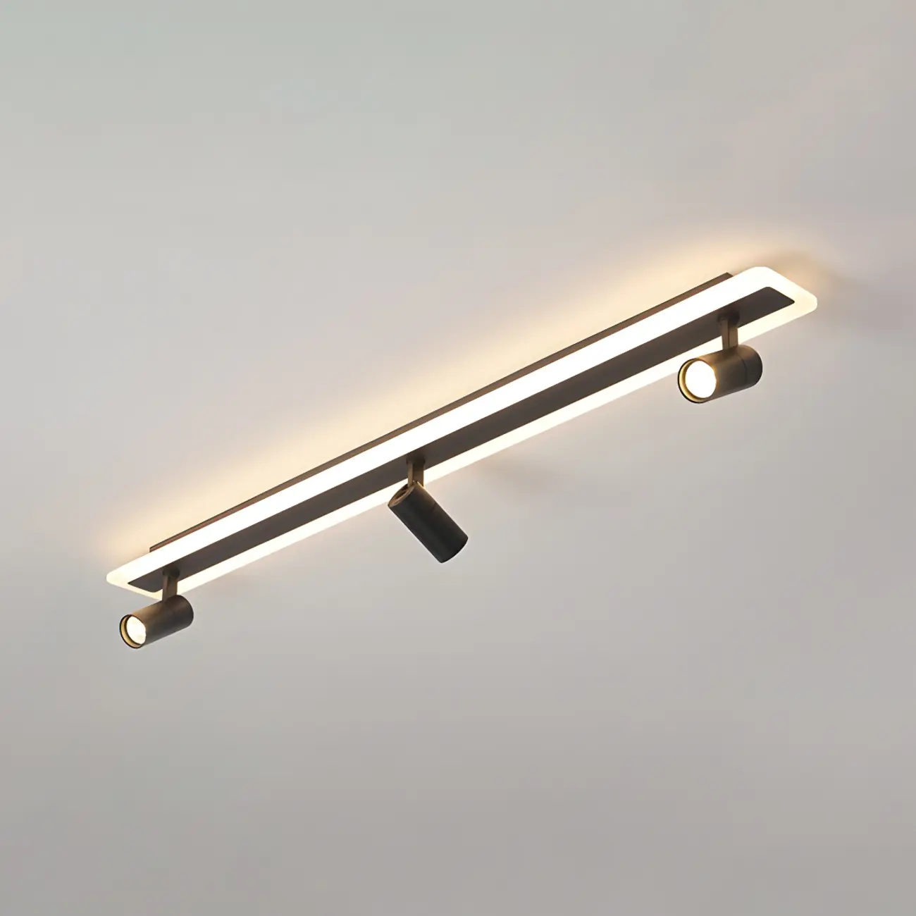 Modern LED Semi Flush Ceiling Light for Clothing Store Image - 6 | homeyfad