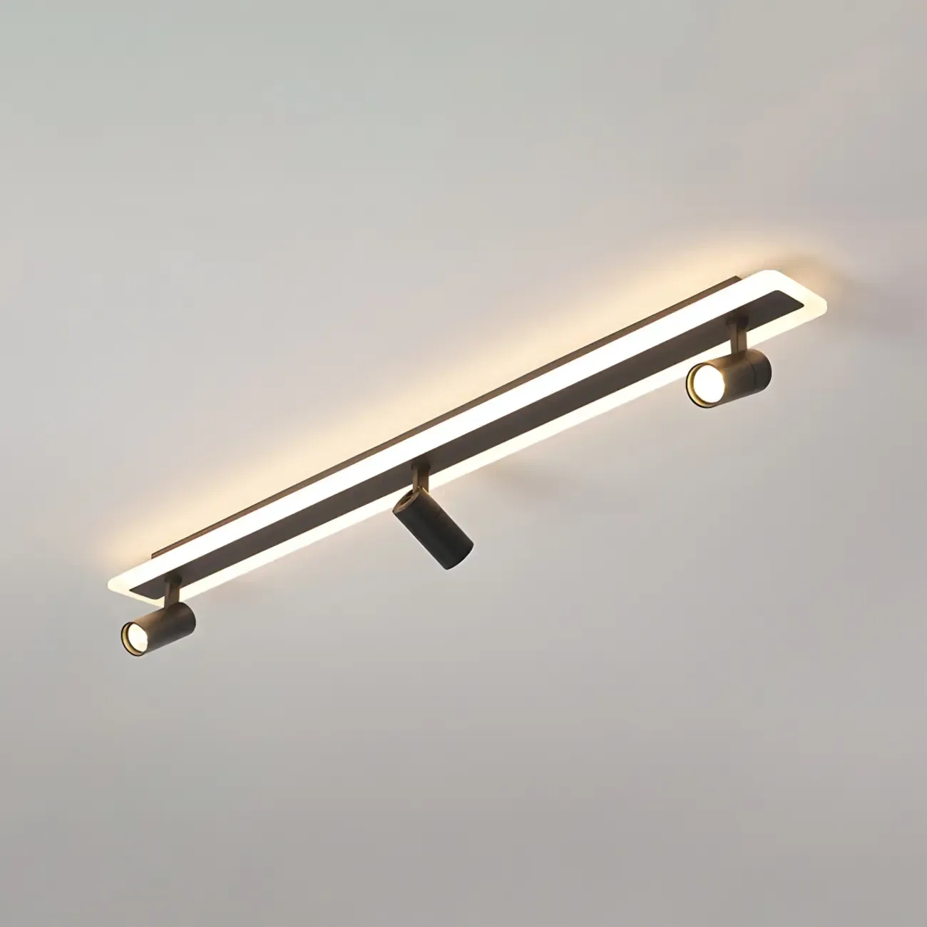 Modern LED Semi Flush Ceiling Light for Clothing Store Image - 6