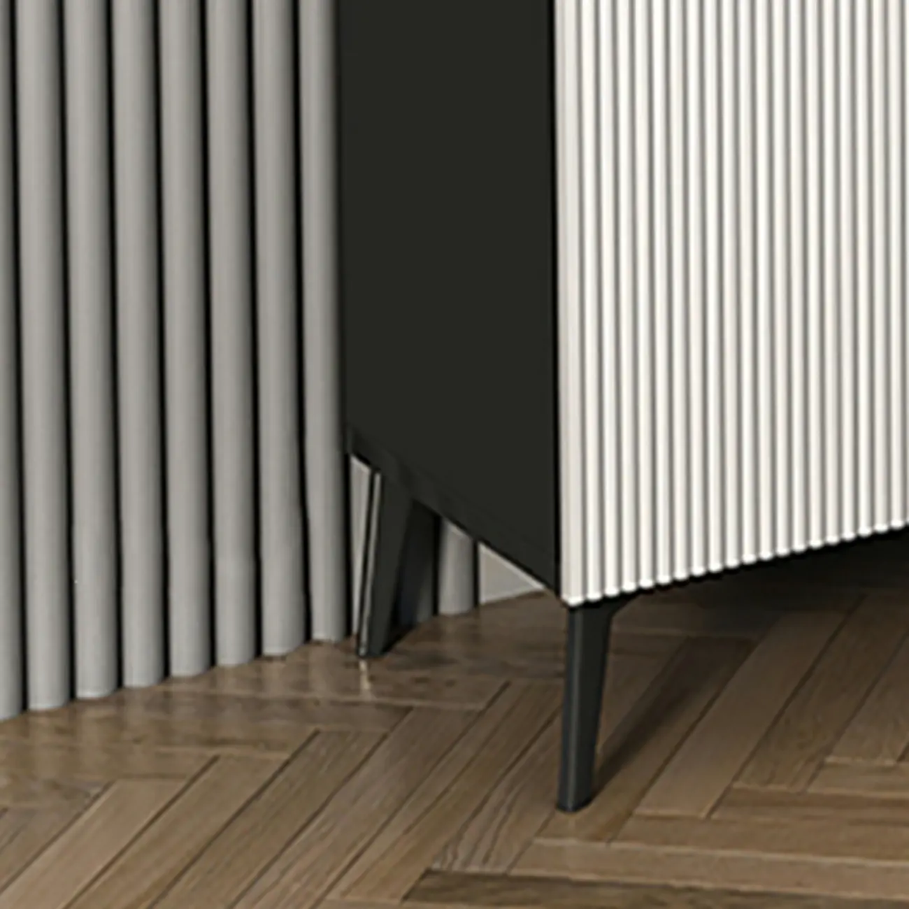 Luxury Grey Wooden Shoe Cabinet for Entryway Image - 13 | homeyfad