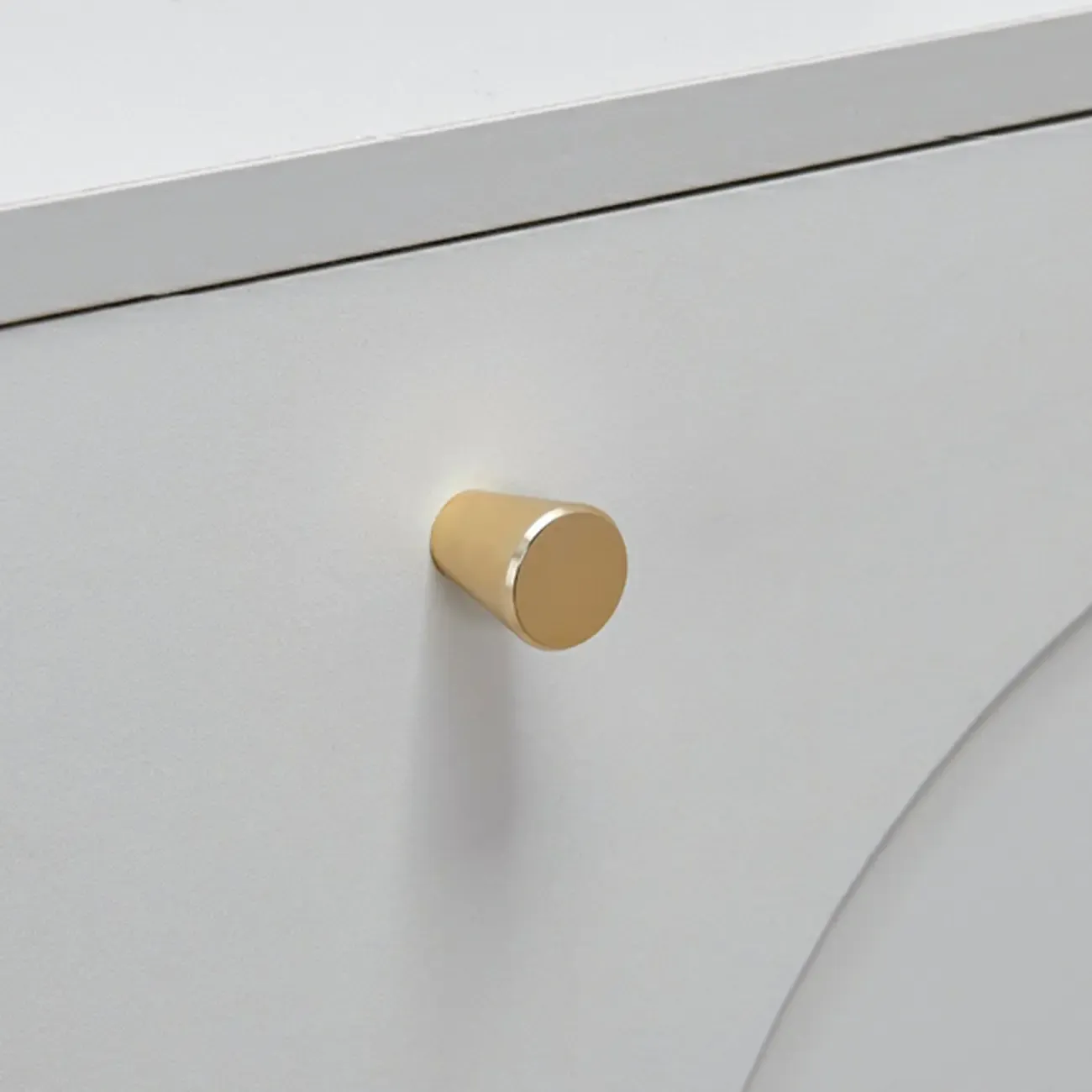 White Wooden Drop Front Shoe Cabinet for Entryway Image - 12