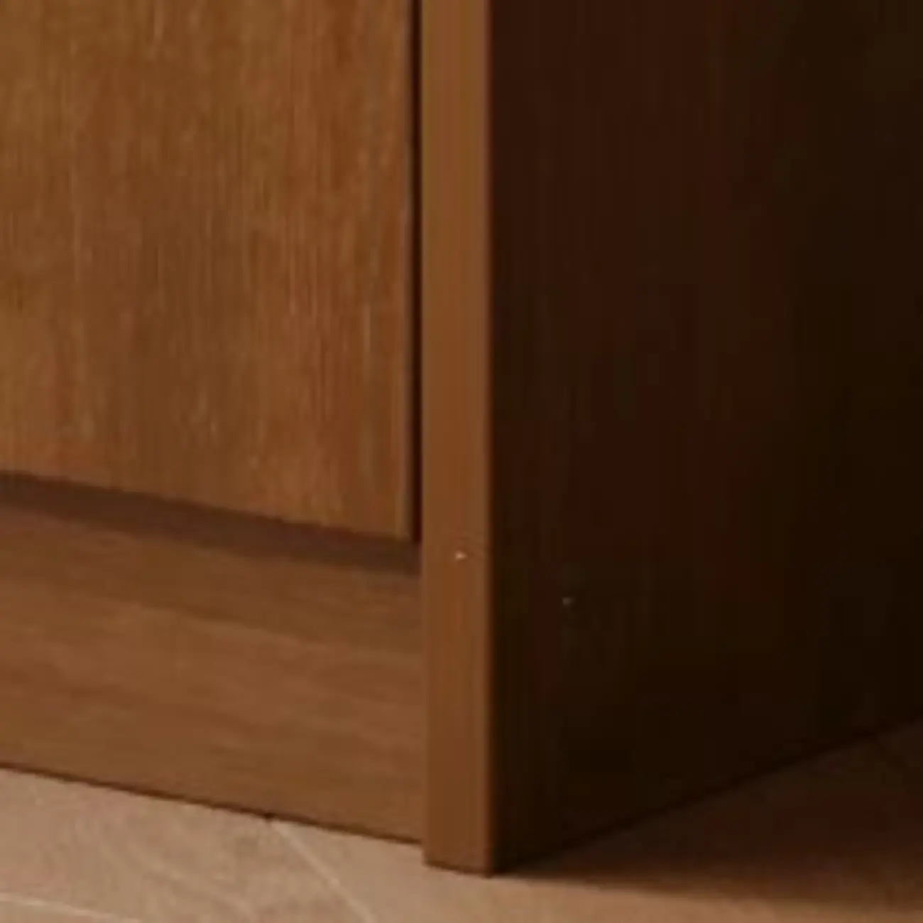 Large Wooden Glass Display Storage Adjustable Buffet Cabinet Image - 10 | homeyfad