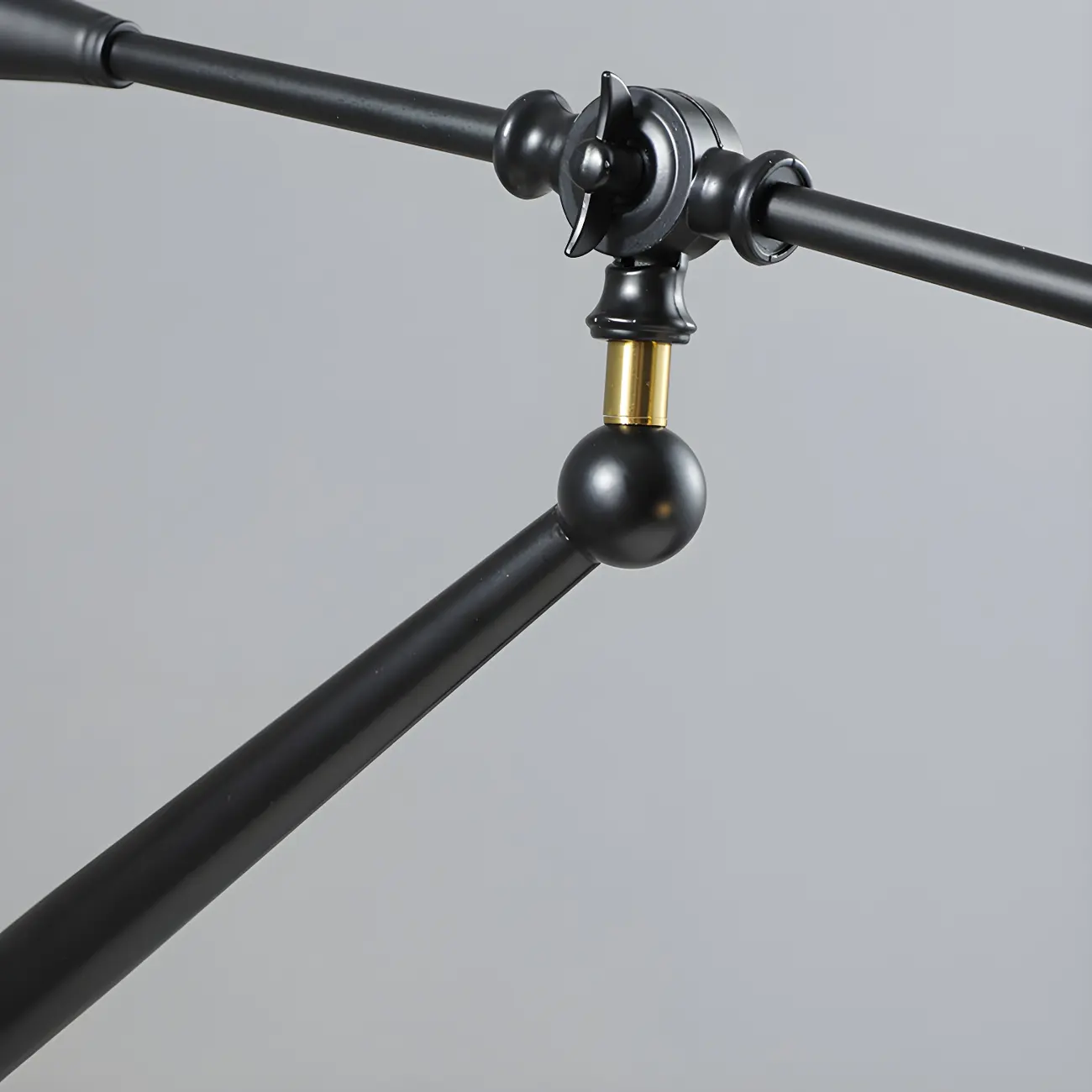 Geometric Metal Adjustable Swing Arm Wall Light Image - 10 | homeyfad