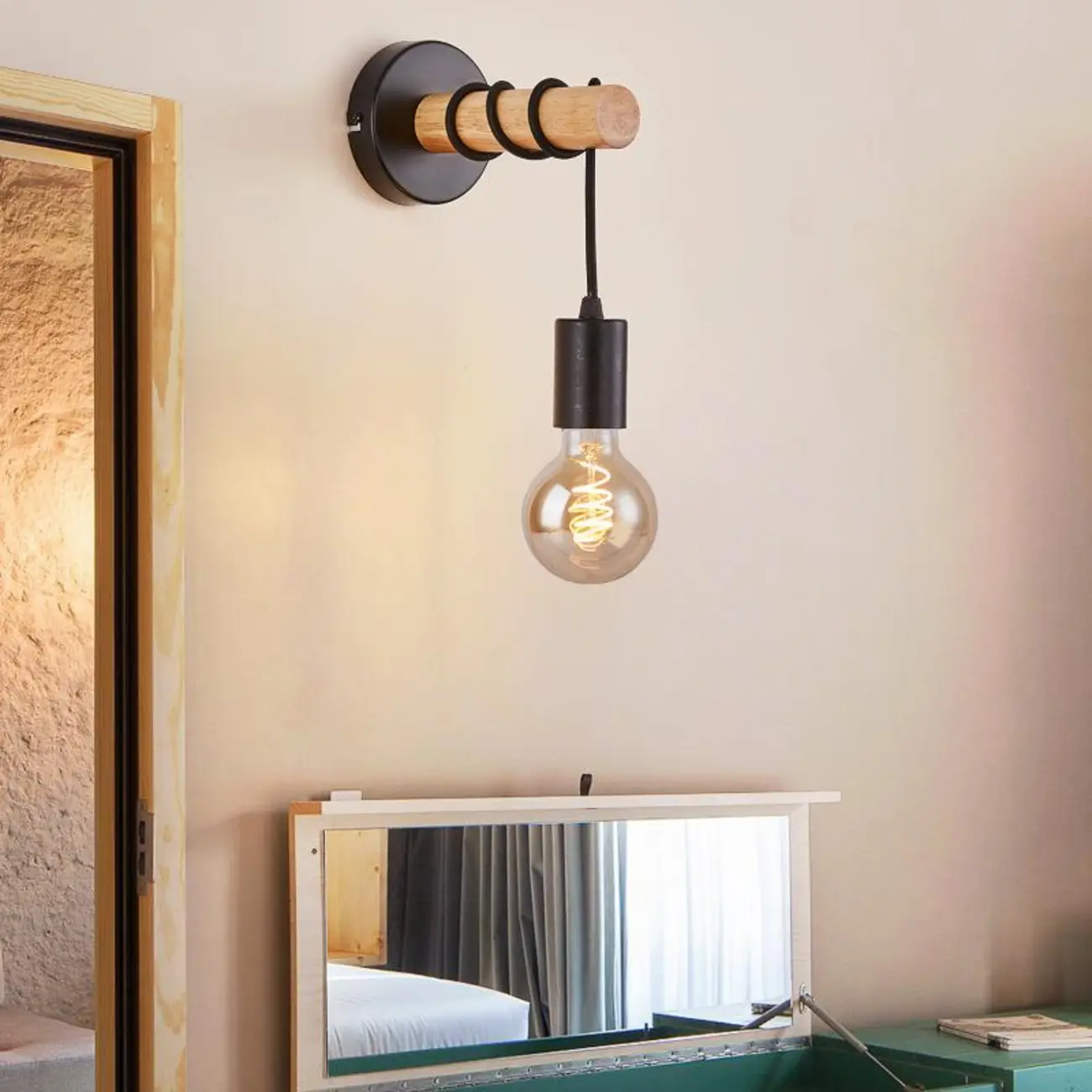 Industrial Black Geometric Wall Sconce Light Residential Use | homeyfad