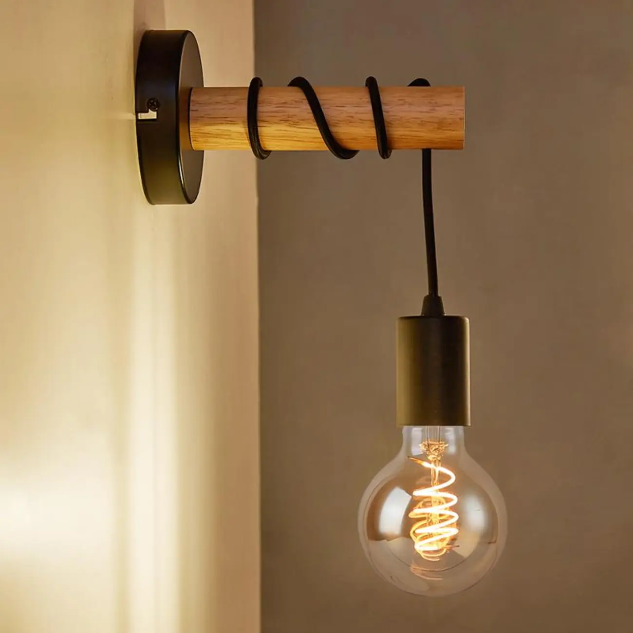 Industrial Black Geometric Wall Sconce Light Residential Use | homeyfad