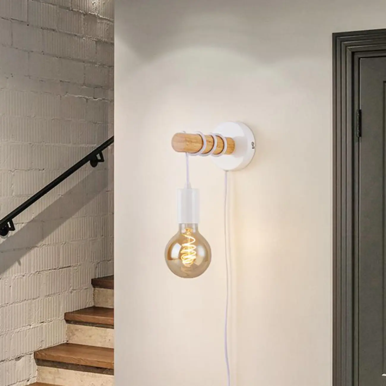 Industrial Black Geometric Wall Sconce Light Residential Use | homeyfad