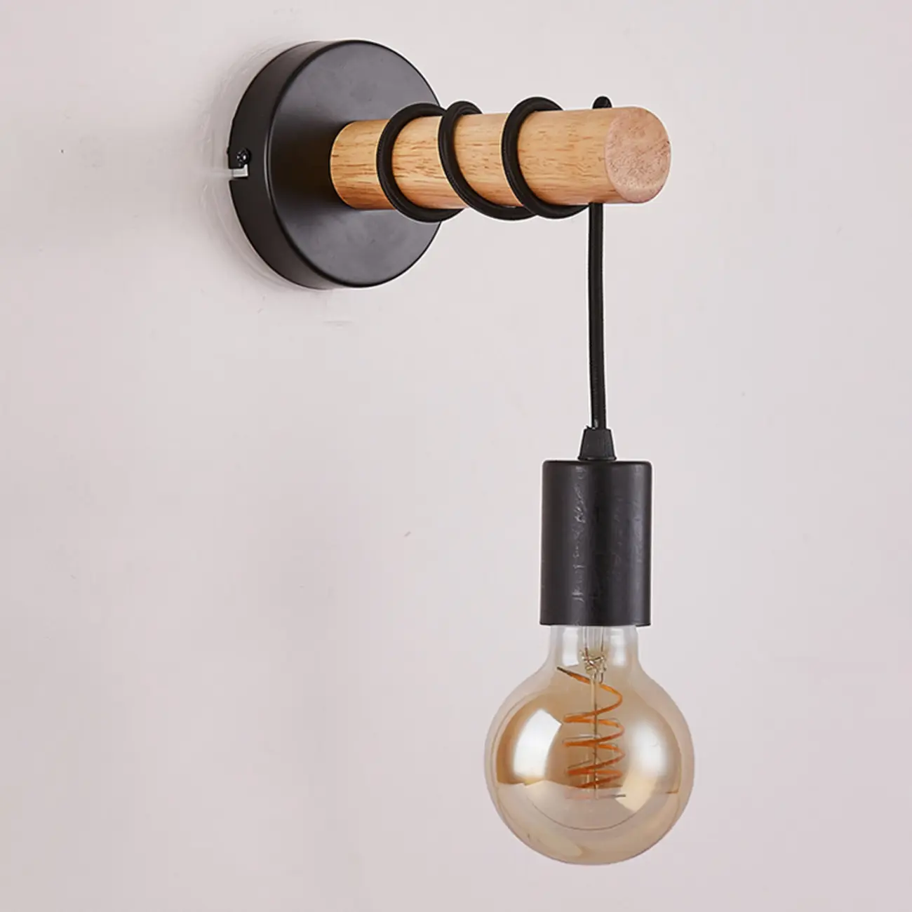 Industrial Black Geometric Wall Sconce Light Residential Use | homeyfad