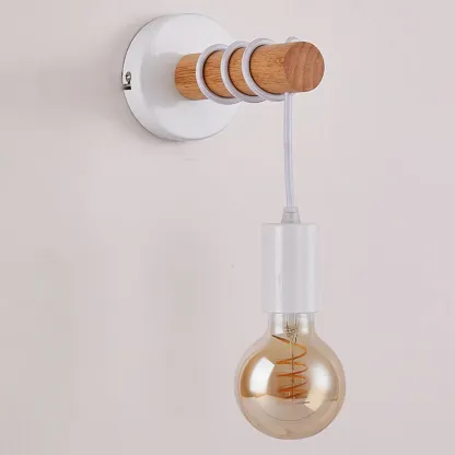 Industrial Black Geometric Wall Sconce Light Residential Use