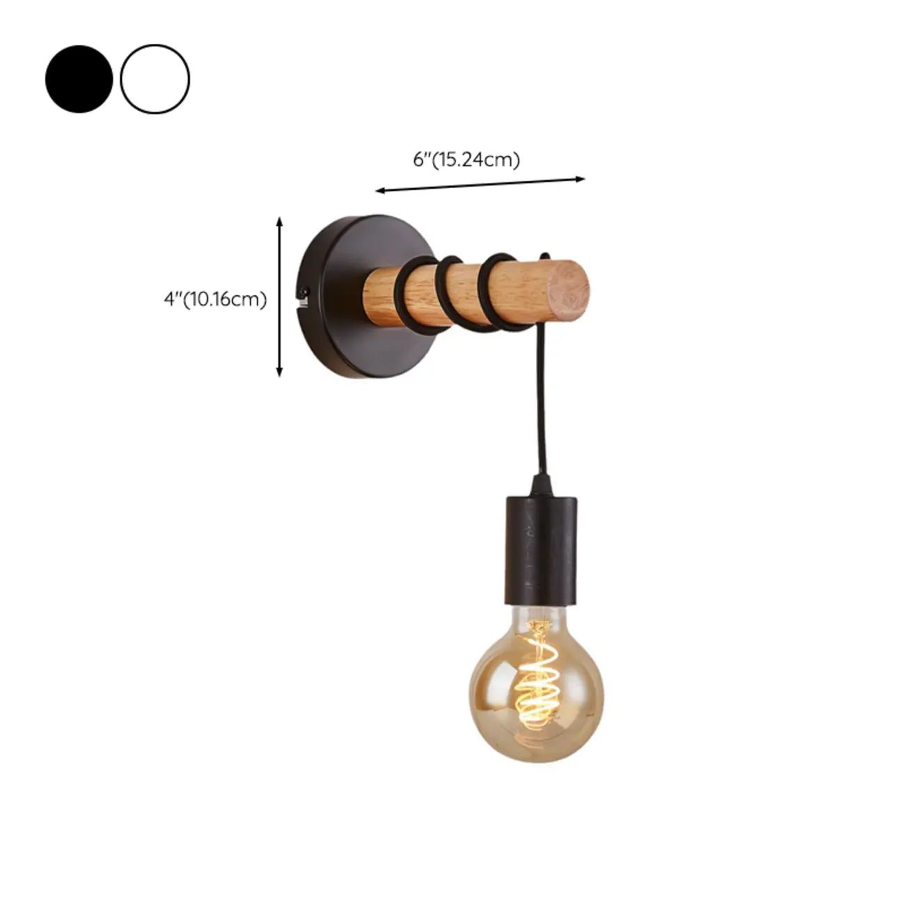 Industrial Black Geometric Wall Sconce Light Residential Use | homeyfad