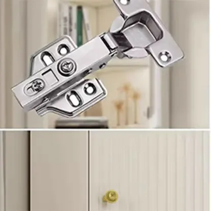 Elegant Faux Marble Top Striped Wooden Glass Corner Cabinet Image - 11