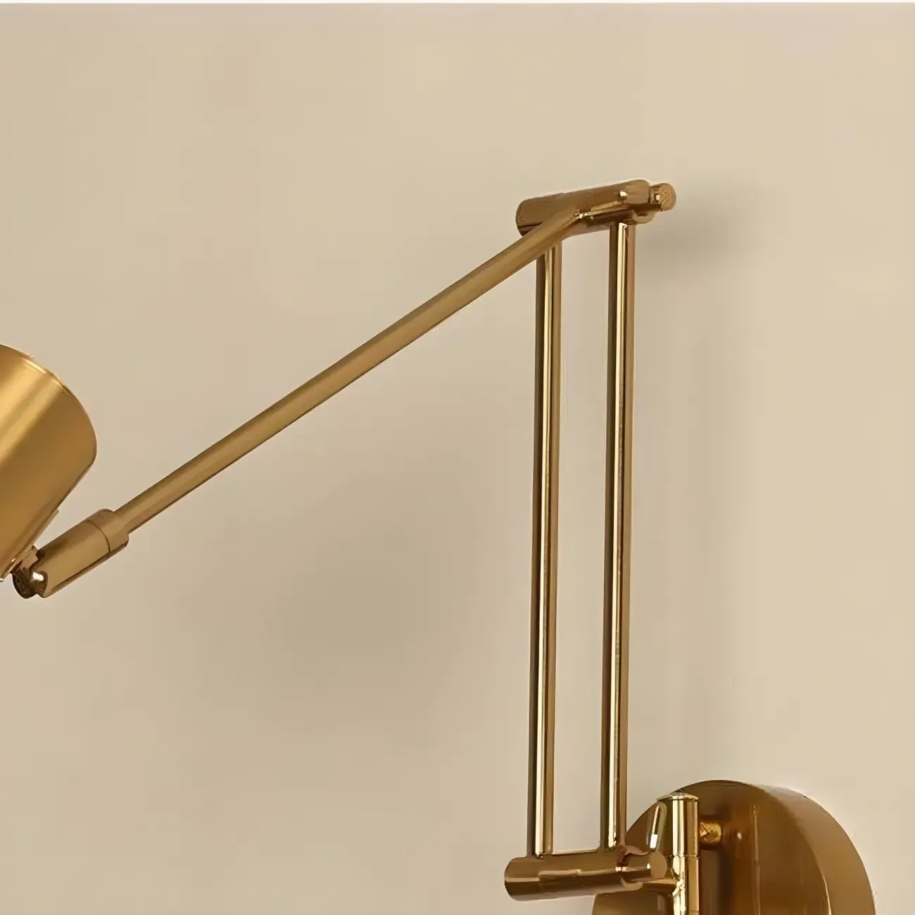 Vintage Adjustable Swing Arm Wall Light for Reading Nook Image - 10