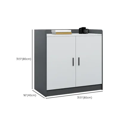 Stylish White Wooden Lateral Filing Cabinets with Shelves #size