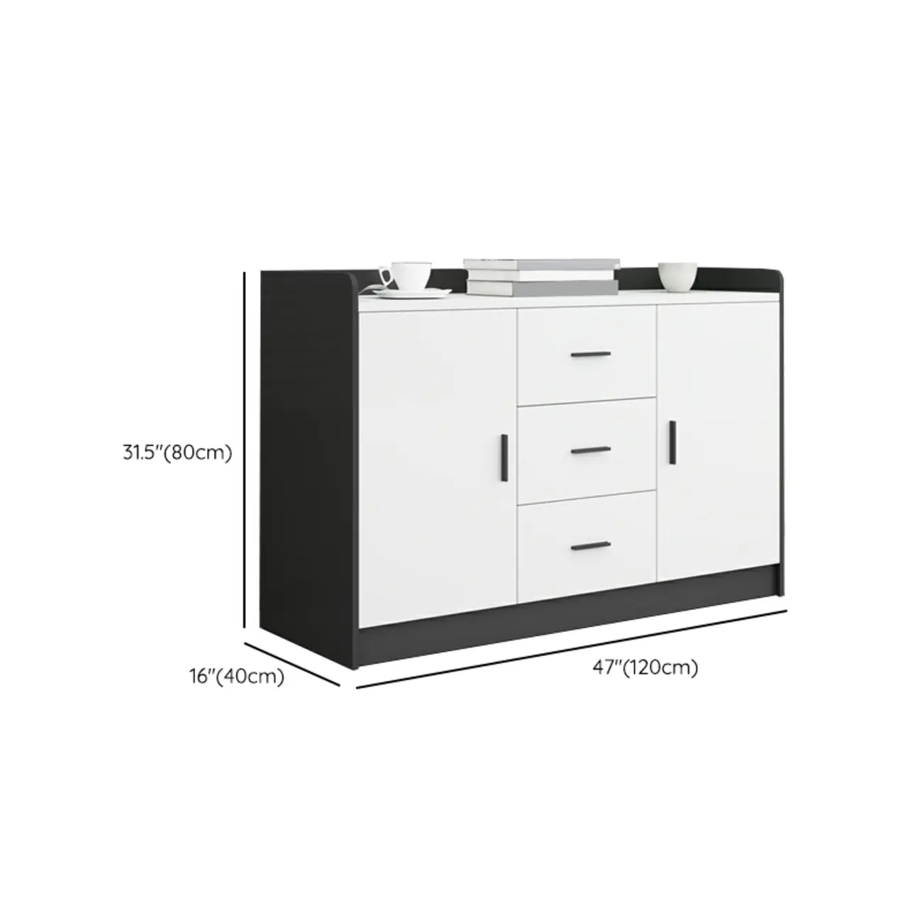 Stylish White Wooden Lateral Filing Cabinets with Shelves Image - 18 | homeyfad