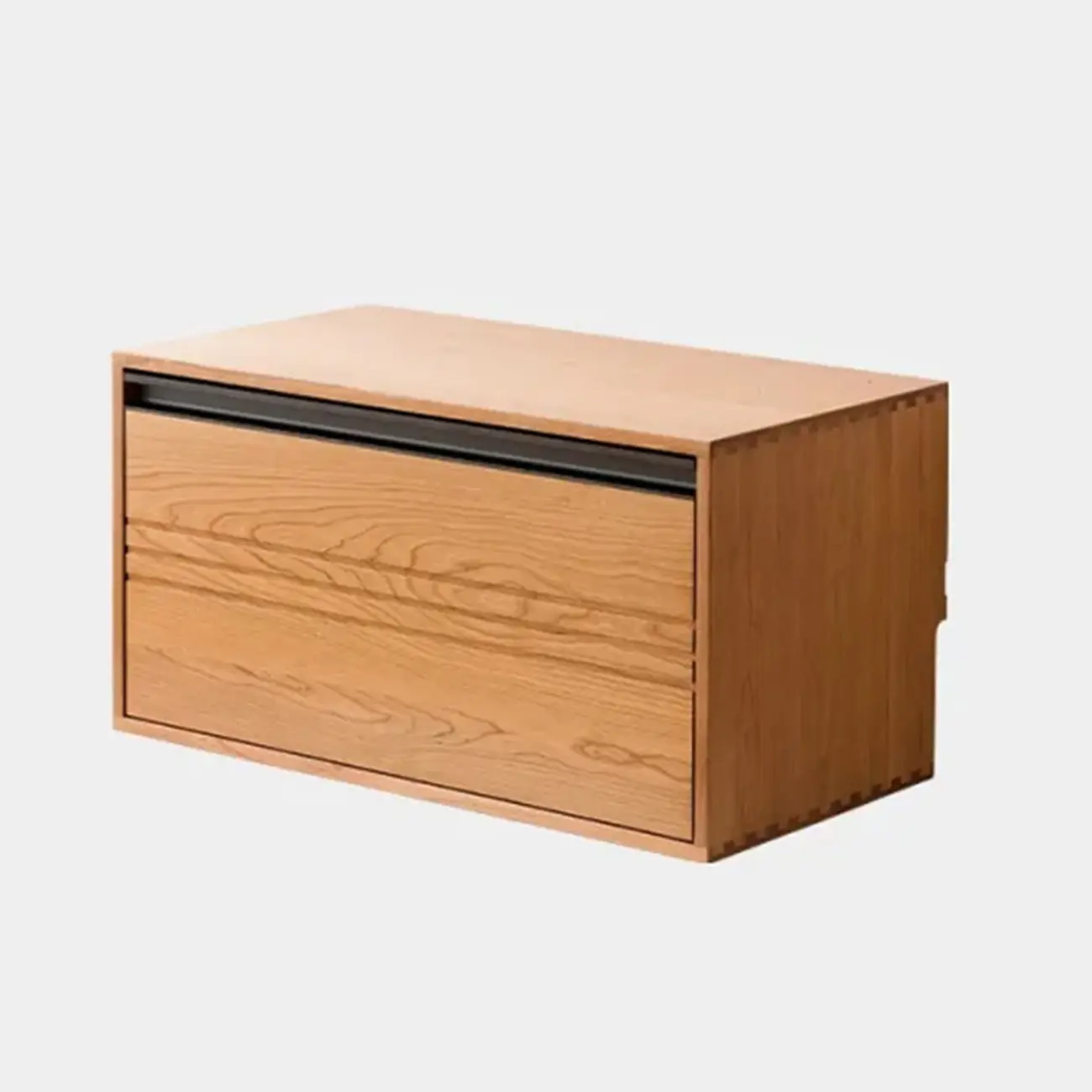 Scandinavian Cherry Wood Storage Display Bookcase Image - 5 | homeyfad