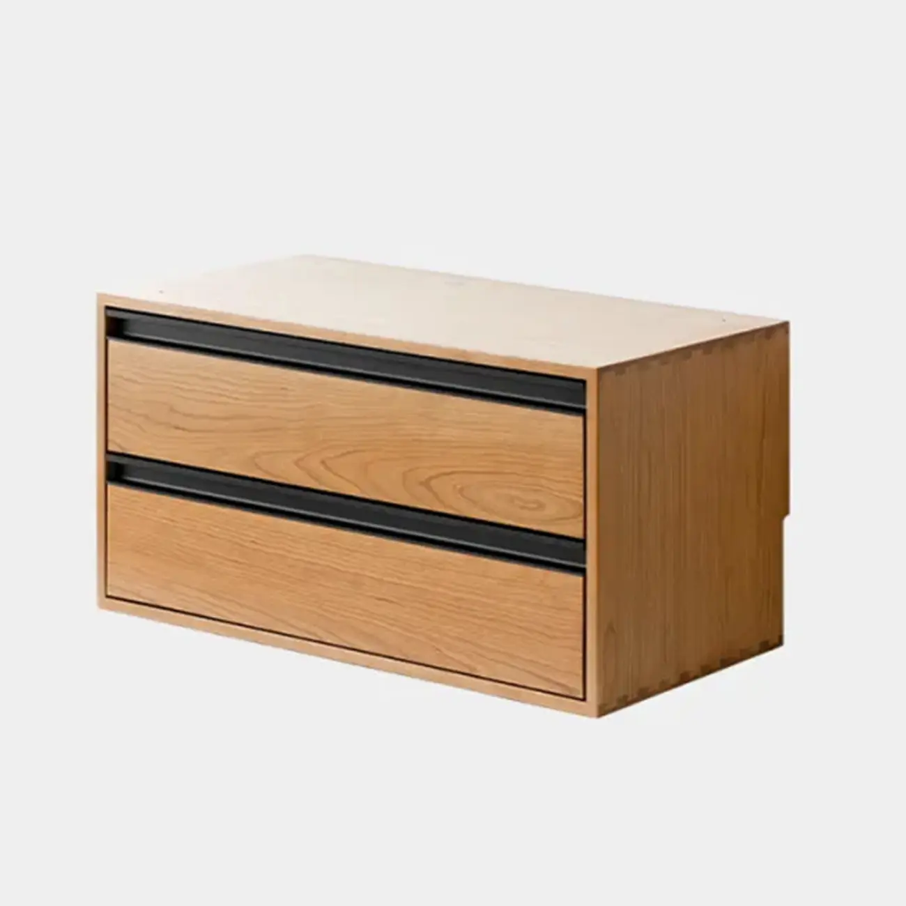 Scandinavian Cherry Wood Storage Display Bookcase Image - 6 | homeyfad