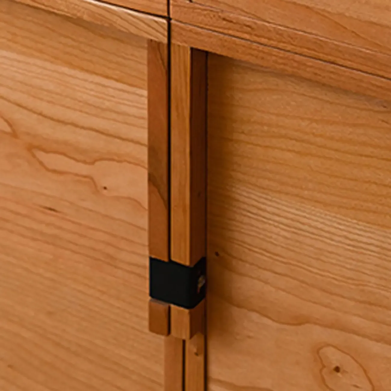 Scandinavian Cherry Wood Storage Display Bookcase Image - 12