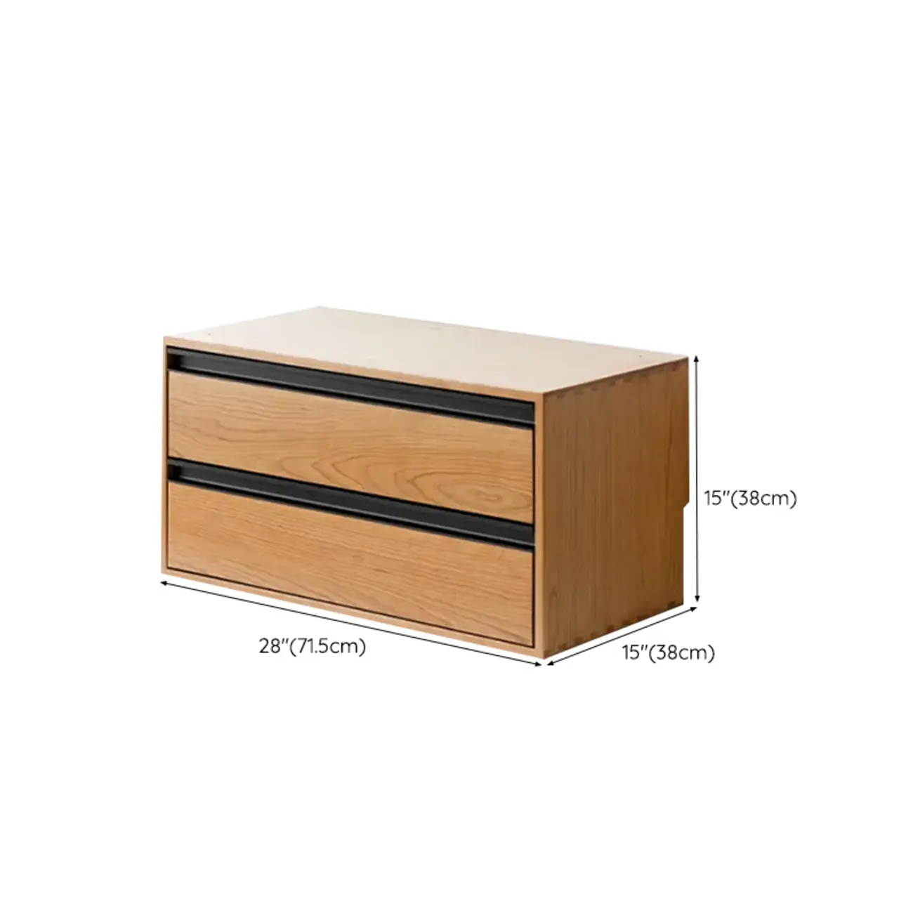 Scandinavian Cherry Wood Storage Display Bookcase Image - 16 | homeyfad