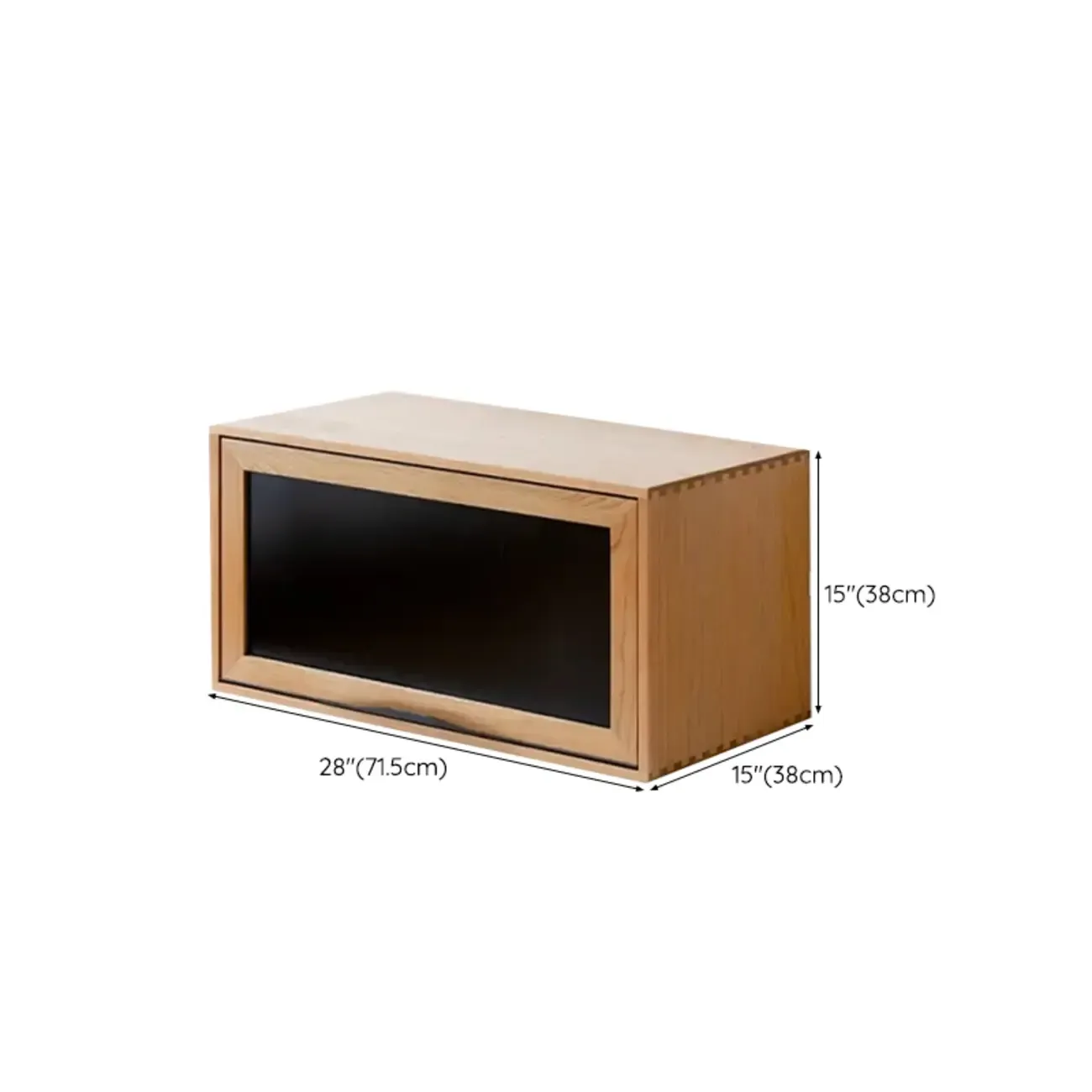 Scandinavian Cherry Wood Storage Display Bookcase Image - 17