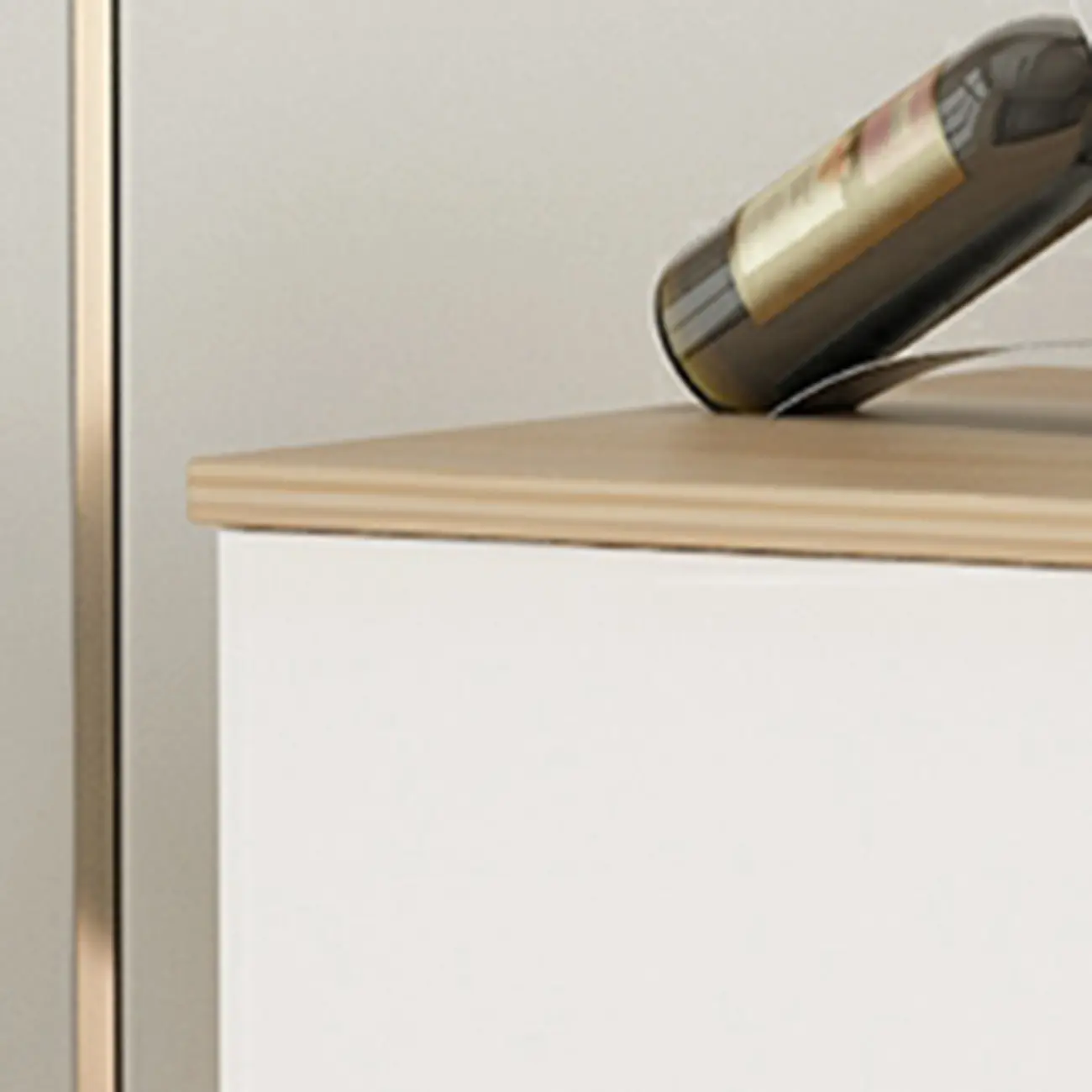 Durable Natural White Wooden Lockable Filing Cabinet for Office Image - 12 | homeyfad