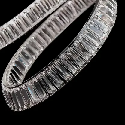 Gold Spiral Crystal Chandeliers Modern Artistic Design Image - 9