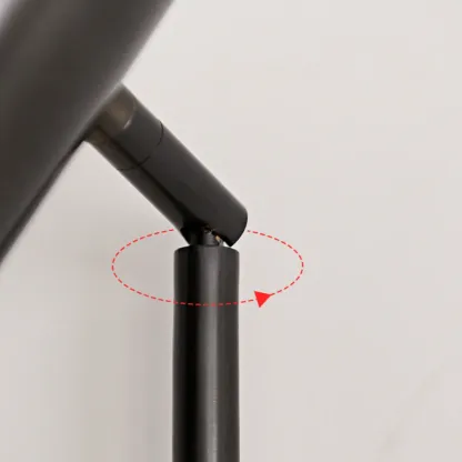 Industrial Black Plug In Wall Sconce with Adjustable Head