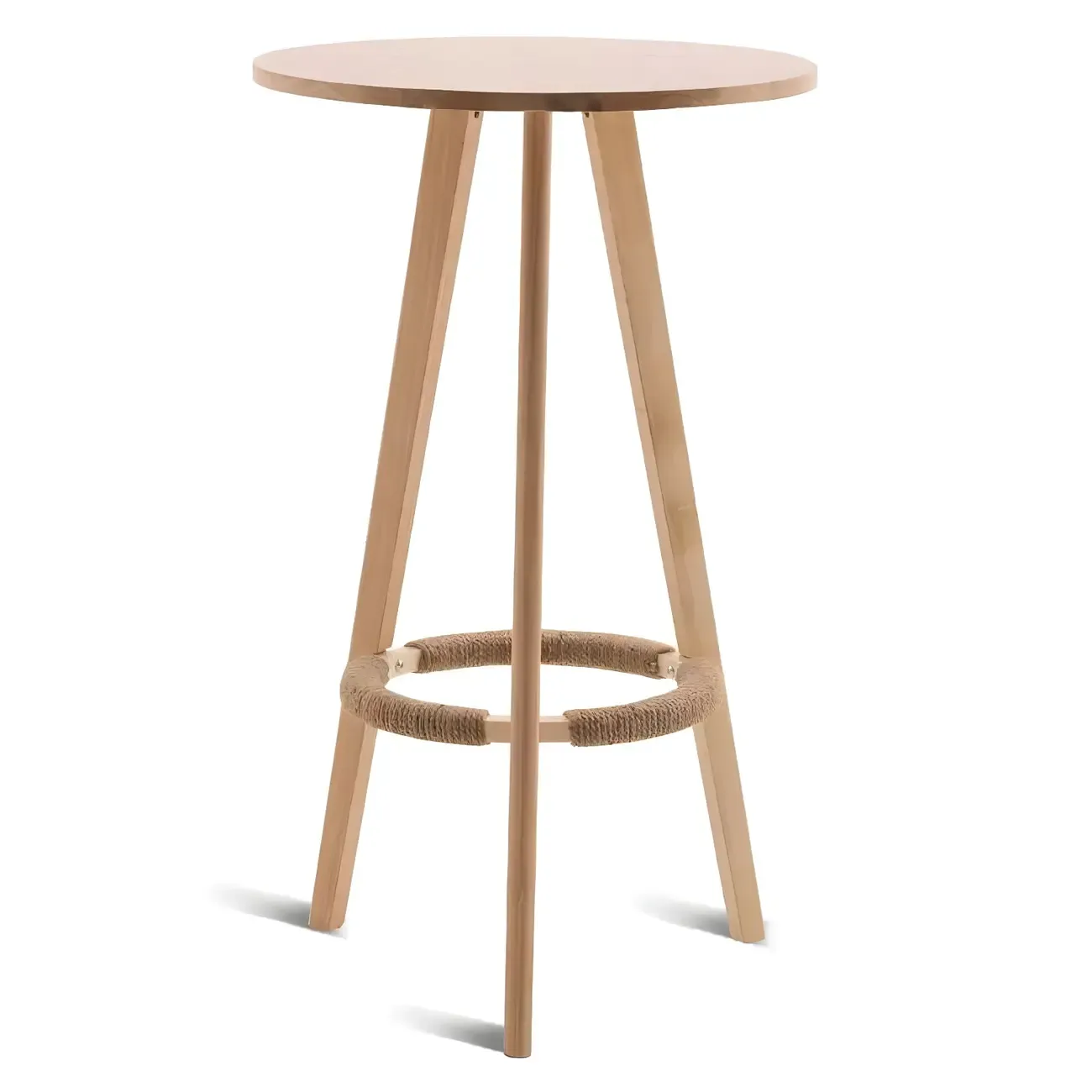Modern Rubberwood Bar Table Non Adjustable Ideal for Home Image - 3