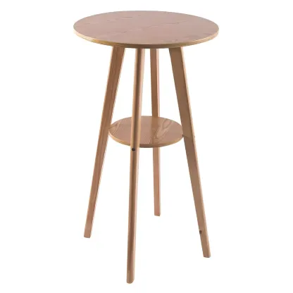 Modern Rubberwood Bar Table Non Adjustable Ideal for Home Image - 8