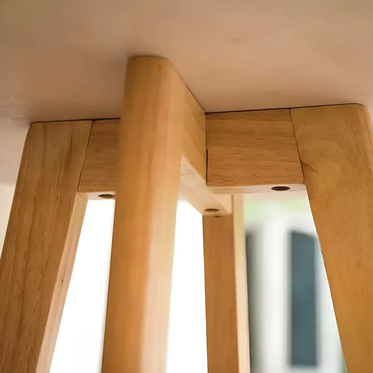 Modern Rubberwood Bar Table Non Adjustable Ideal for Home Image - 10 | homeyfad