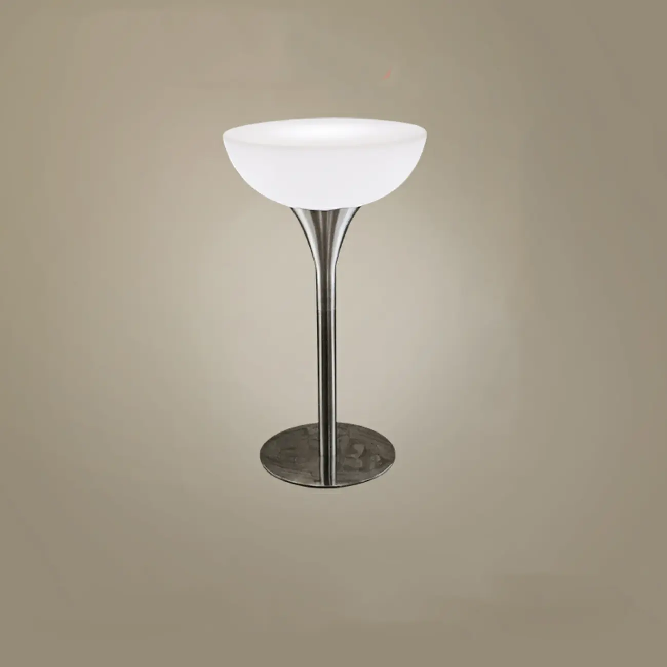 Modern Lighting White Acrylic Silver Metal Bar Tables Image - 5 | homeyfad