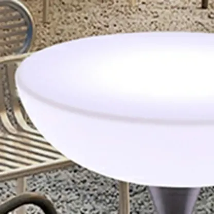Modern Lighting White Acrylic Silver Metal Bar Tables Image - 10