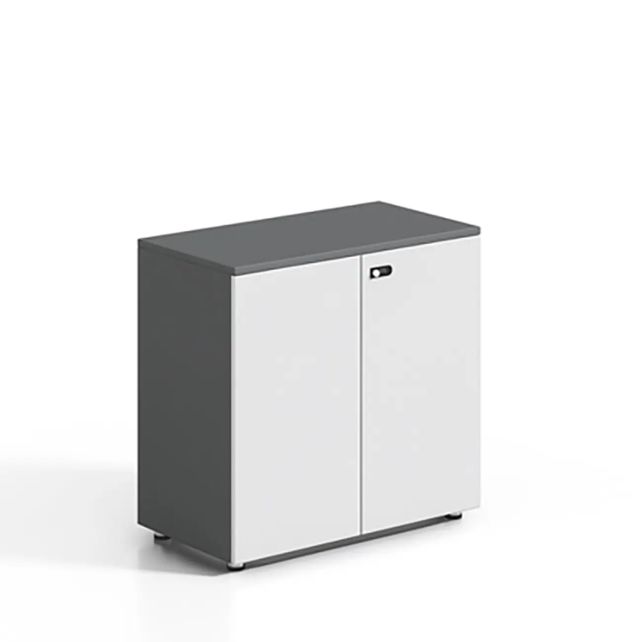 Minimalist Wooden Lockable Filing Cabinets with Legs for Office Image - 7 | homeyfad
