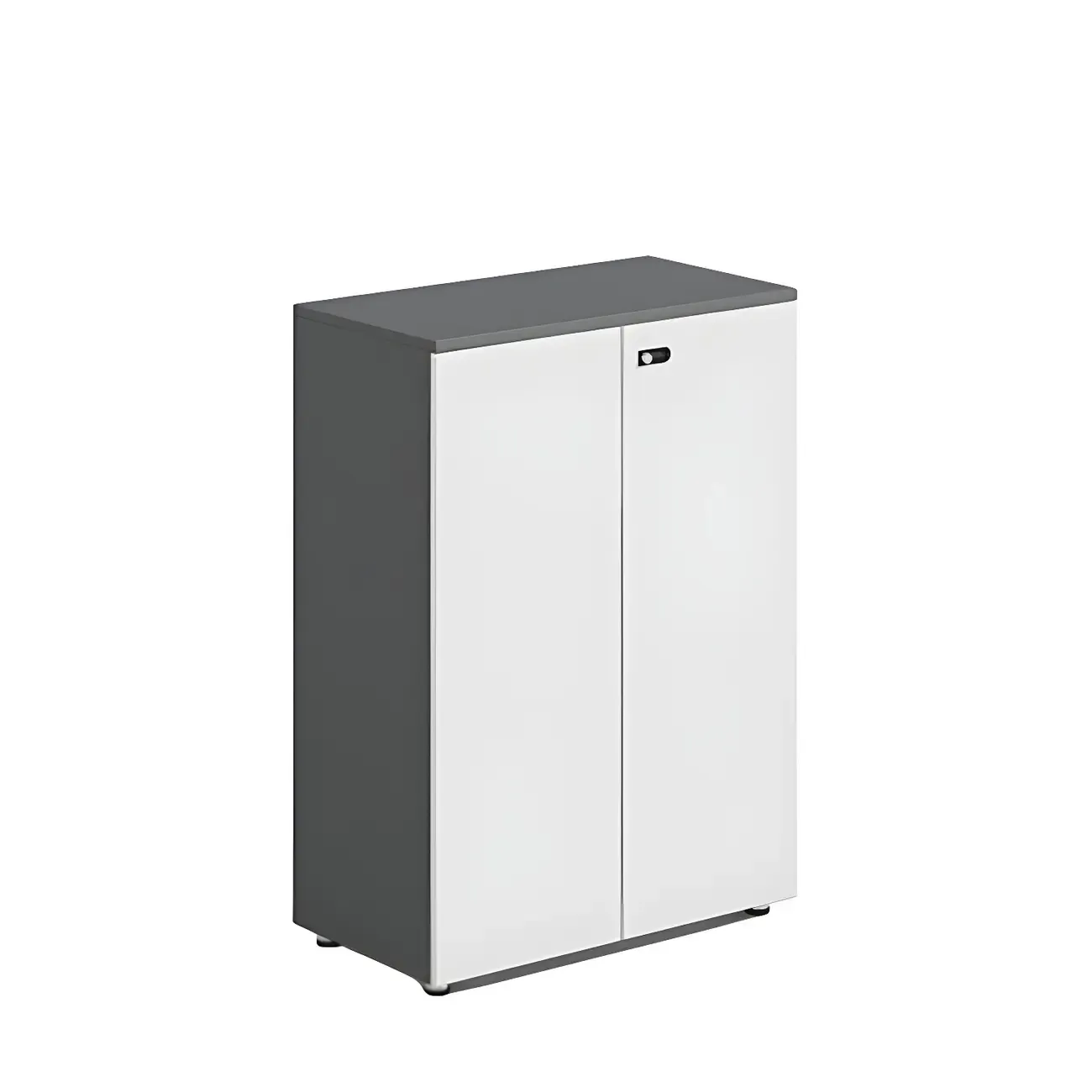 Minimalist Wooden Lockable Filing Cabinets with Legs for Office Image - 10
