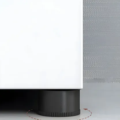 Minimalist Wooden Lockable Filing Cabinets with Legs for Office Image - 11