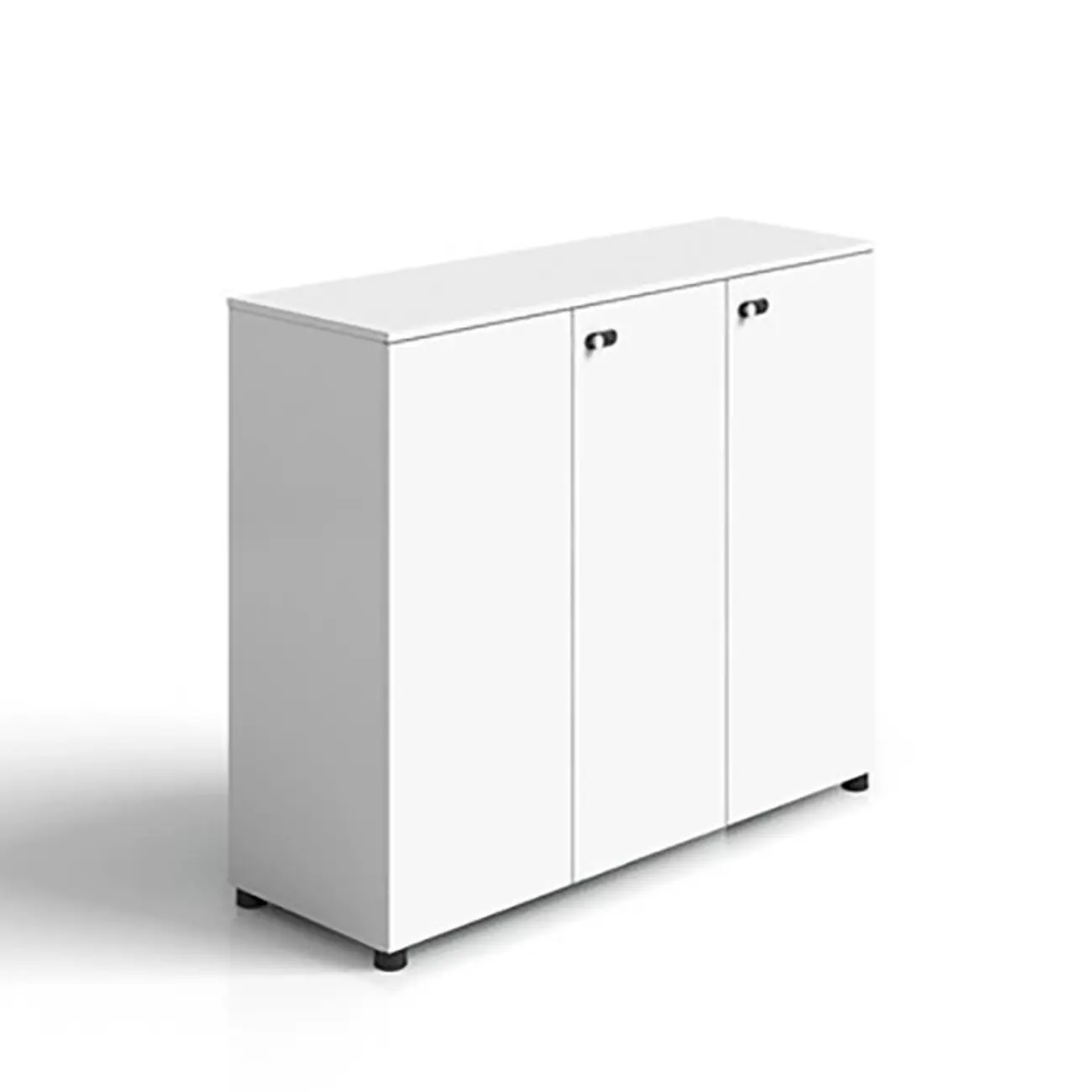 Minimalist Wooden Lockable Filing Cabinets with Legs for Office Image - 12 | homeyfad
