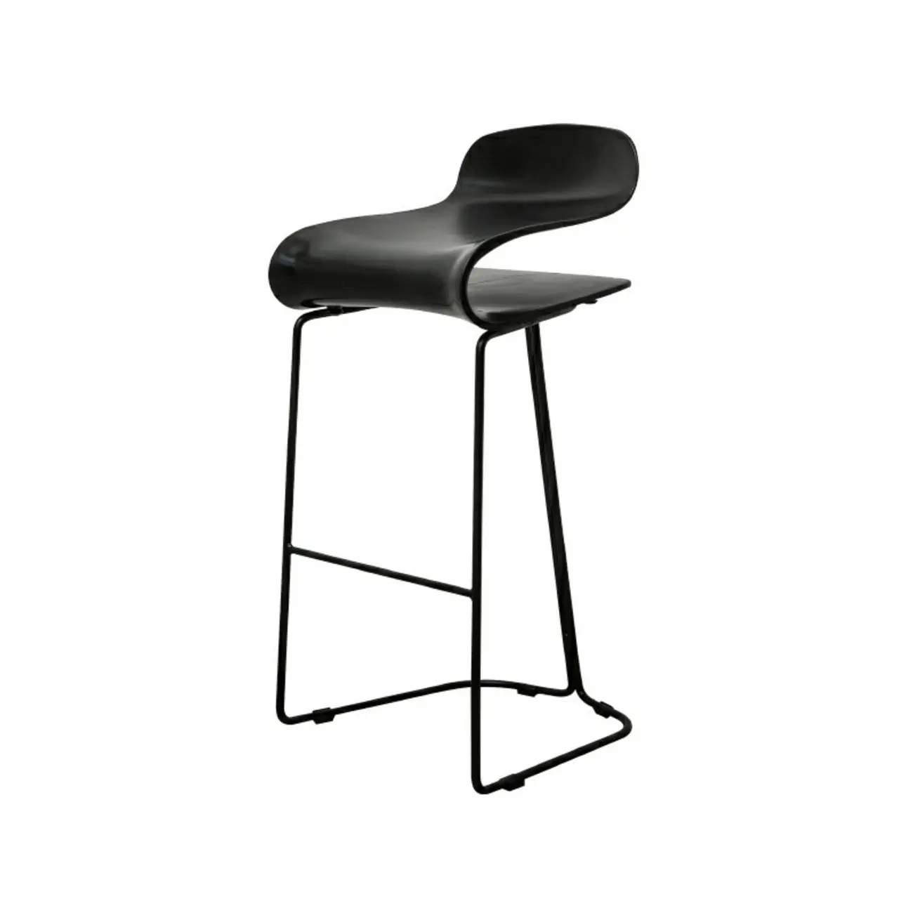 Acrylic Sleek Durable Backless Counter Height Bar Stool Image - 22 | homeyfad