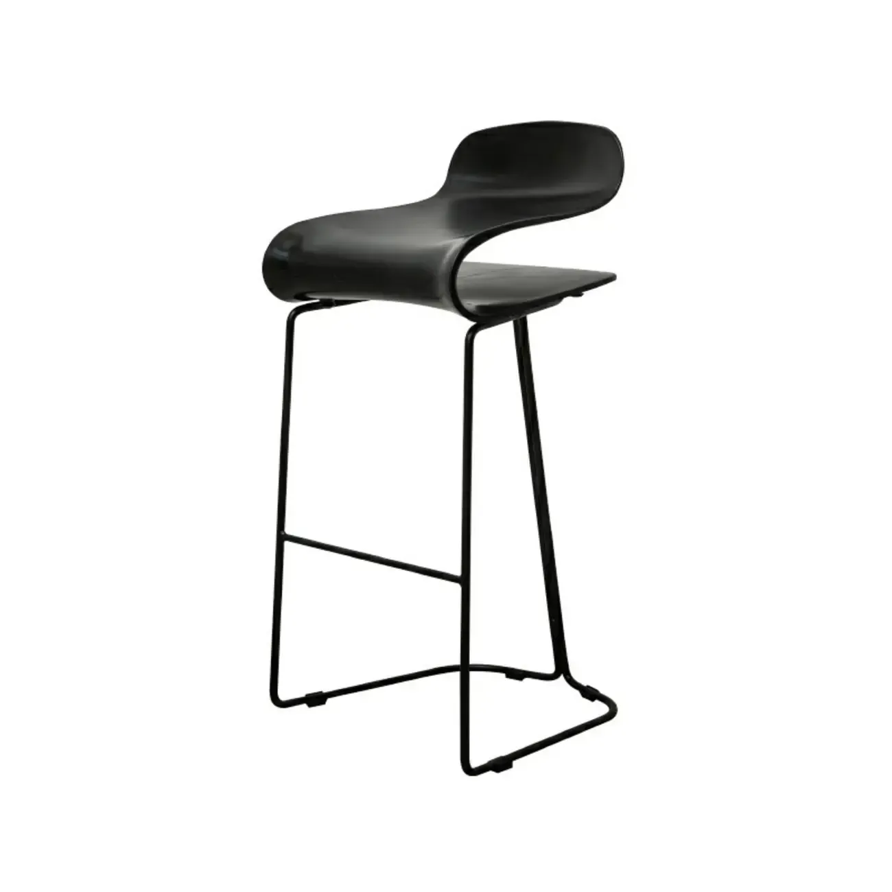 Acrylic Sleek Durable Backless Counter Height Bar Stool Image - 22