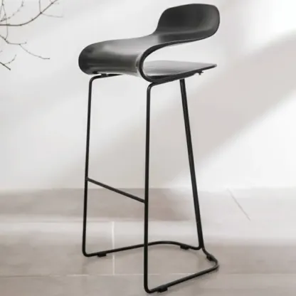 Acrylic Sleek Durable Backless Counter Height Bar Stool Image - 8