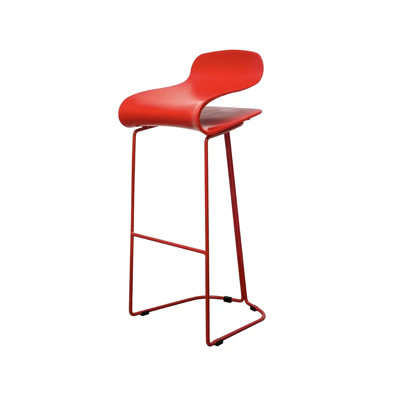 Acrylic Sleek Durable Backless Counter Height Bar Stool Image - 24 | homeyfad