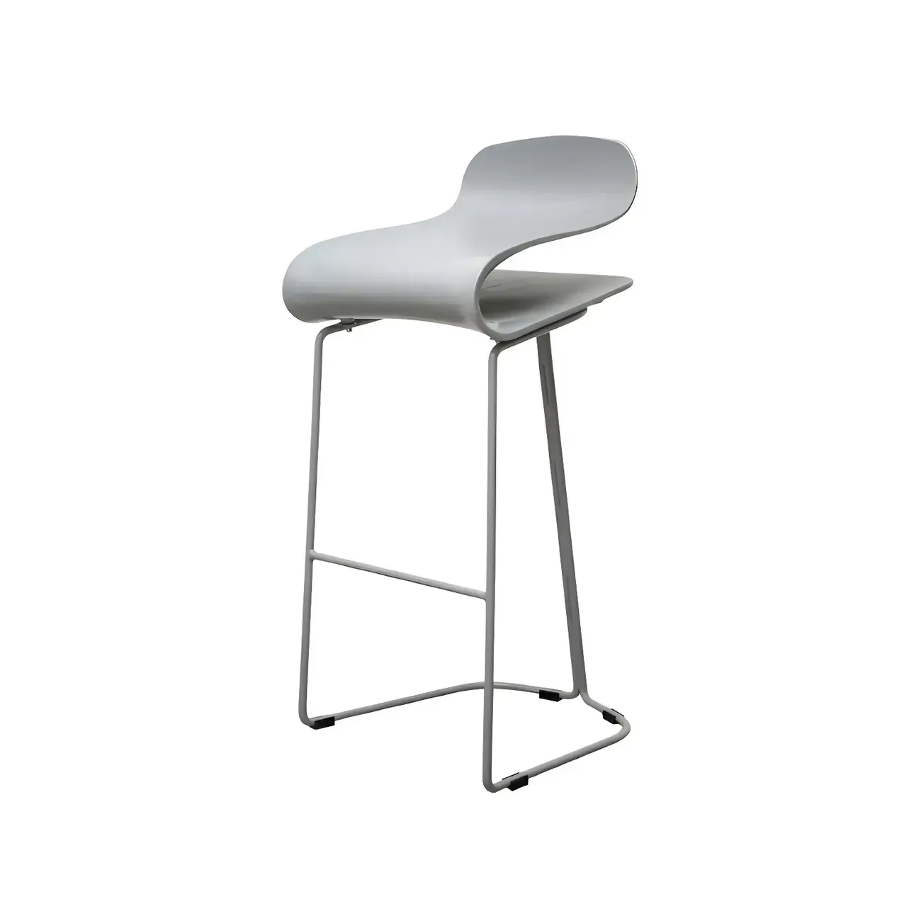 Acrylic Sleek Durable Backless Counter Height Bar Stool Image - 23