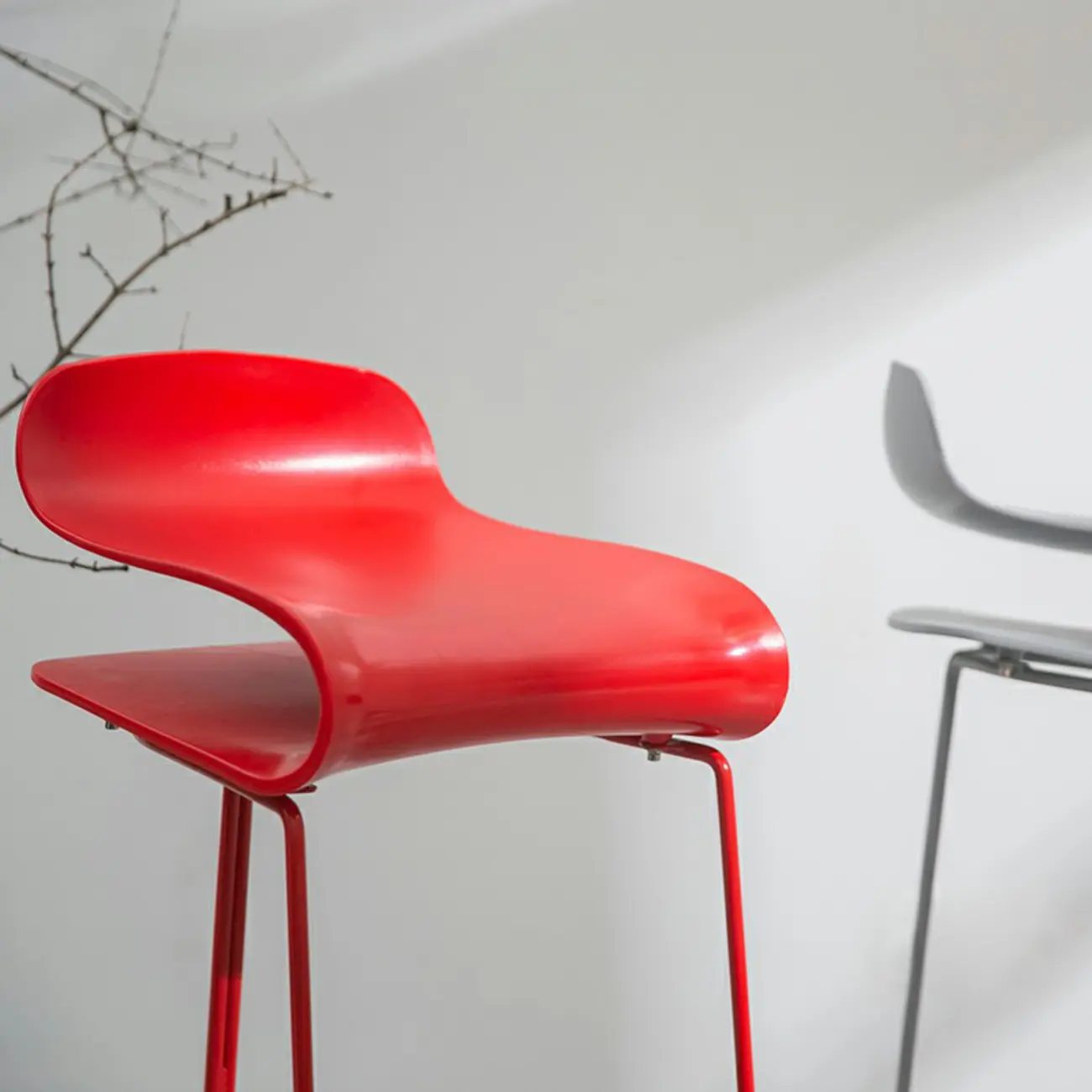 Acrylic Sleek Durable Backless Counter Height Bar Stool Image - 10 | homeyfad