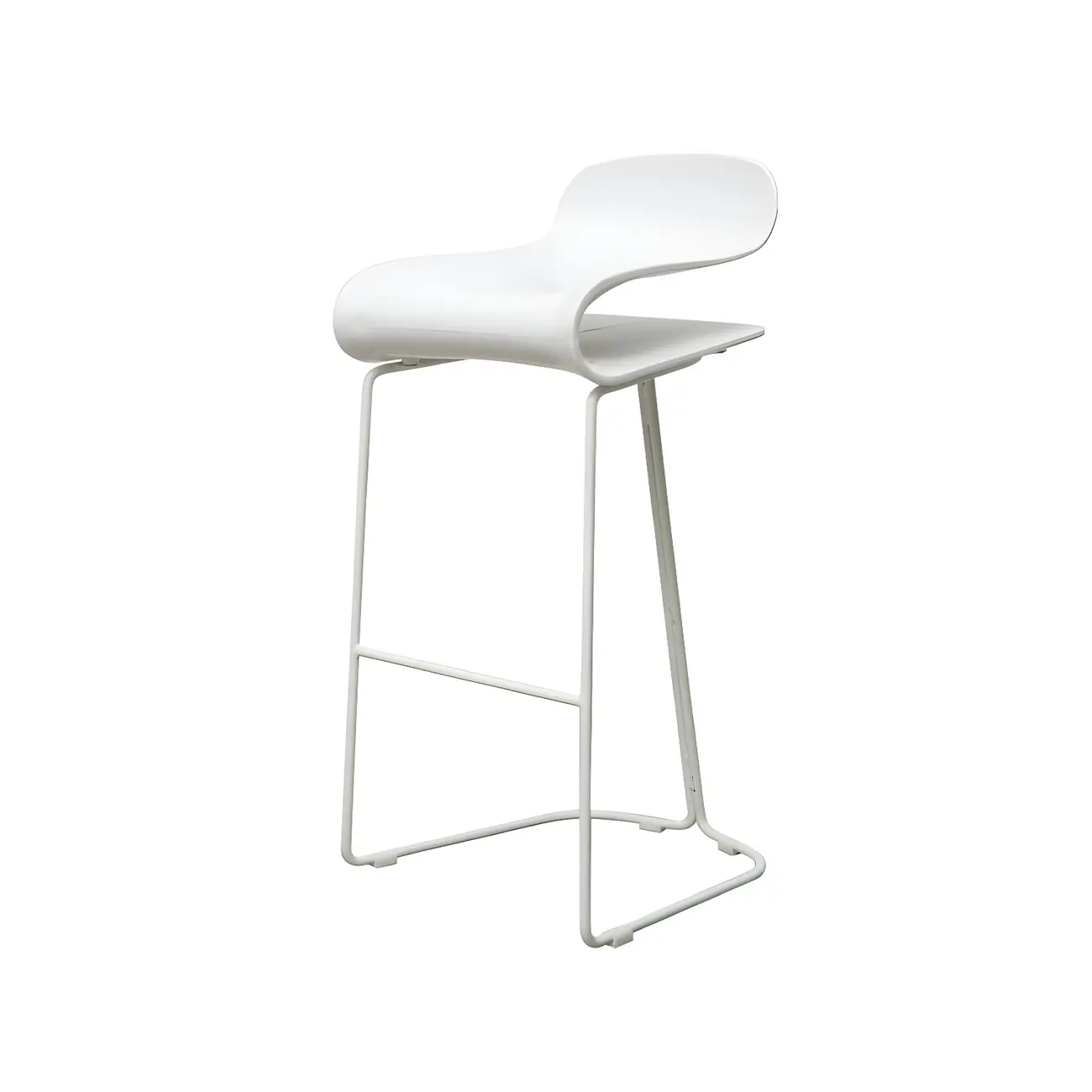 Acrylic Sleek Durable Backless Counter Height Bar Stool Image - 18 | homeyfad