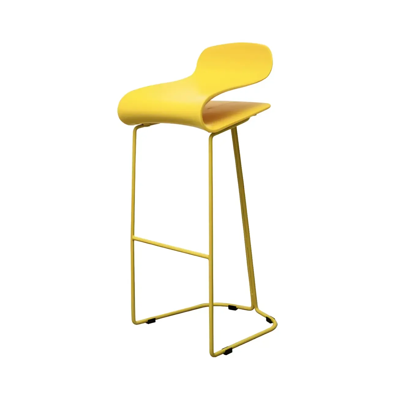 Acrylic Sleek Durable Backless Counter Height Bar Stool Image - 25