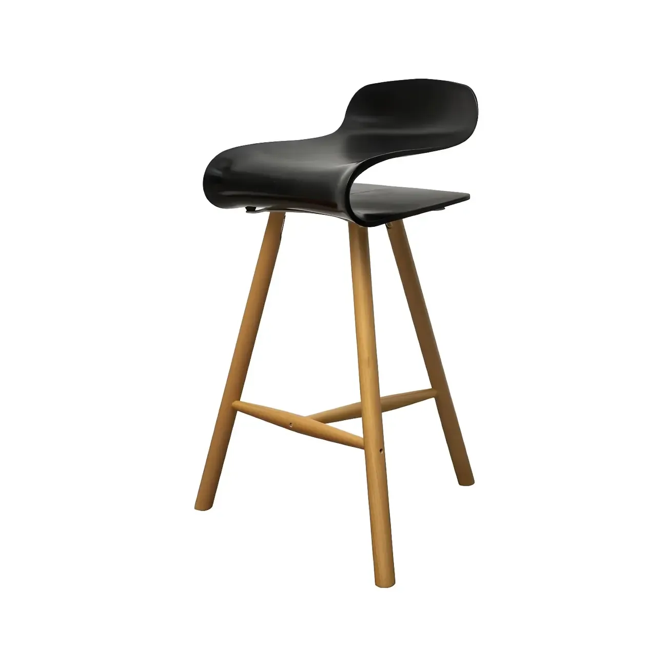 Acrylic Sleek Durable Backless Counter Height Bar Stool Image - 26