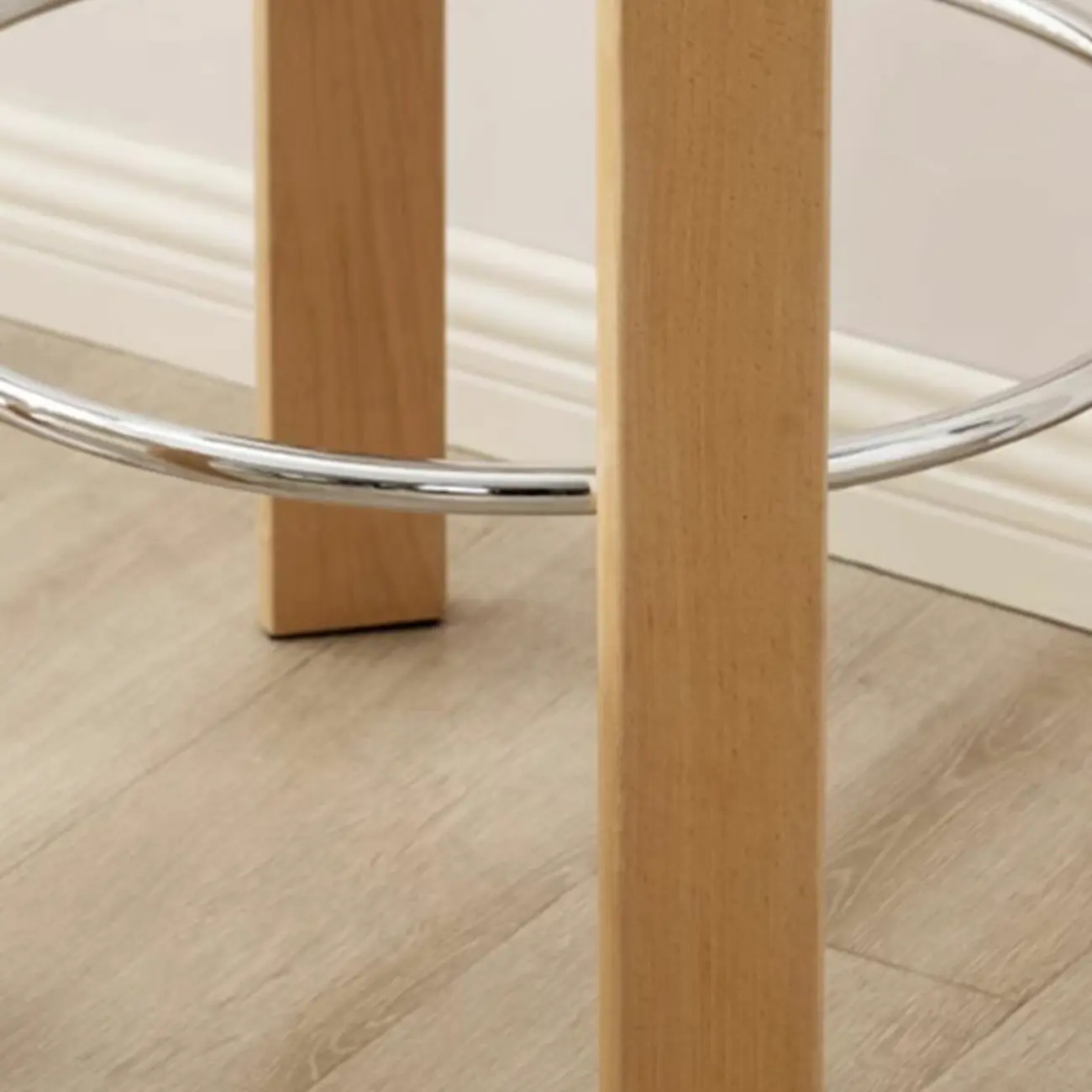 Functional Acrylic Seat Wood Base Bar Stools with Back Image - 21 | homeyfad